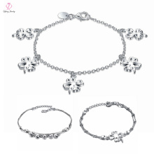 2018 New Style Silver Ankle Design, Top Quality Bracelet Platinum Anklets